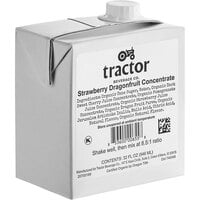 Tractor Beverage Co. Organic Strawberry Dragon Fruit Beverage 8.5:1 Concentrate 32 fl. oz. - 12/Case