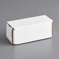 Lavex 5" x 2" x 2" White Tuck Top Corrugated Mailer - 50/Bundle