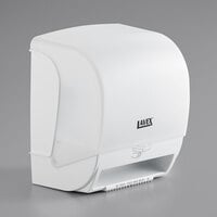 Lavex Translucent White Automatic Paper Towel Dispenser with Motion Sensor