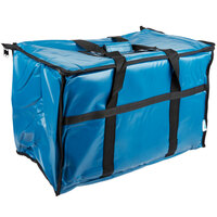 Choice Insulated Food Pan Carrier, Blue Vinyl, 23 inch x 13 inch x 15 inch
