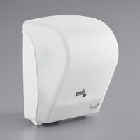 Lavex Translucent White Auto-Cut Hands Free Paper Towel Dispenser