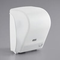 Lavex Translucent White Auto-Cut Hands Free Paper Towel Dispenser