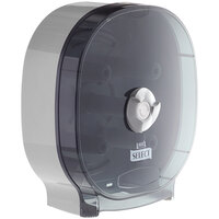 Lavex Janitorial Black 5 1/4" Four Roll Carousel Toilet Tissue Dispenser