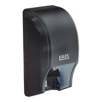 Lavex Black 5 1/4" Double Roll Vertical Toilet Tissue Dispenser