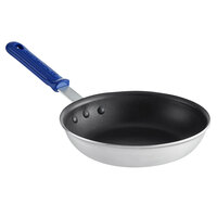 Vollrath Z4008 Wear-Ever 8 inch Aluminum Non-Stick Fry Pan with CeramiGuard II Coating and Blue Cool Handle