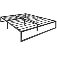 Flash Furniture 14 inch Queen Bed Frame with 12 inch Mattress and 2 inch Memory Foam