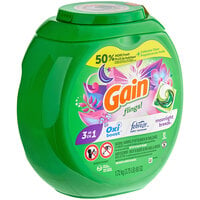 Gain 91796 81-Count Moonlight Breeze Flings Laundry Detergent - 4/Case