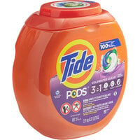 Tide 91781 81-Count Spring Meadow PODS Laundry Detergent - 4/Case