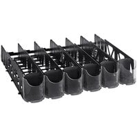 6 Lane Universal Pusher Glide Bottle Organizer for 32 oz. to 1 Liter Bottles / Cans