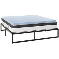 Flash Furniture 14 inch King Bed Frame with 12 inch Mattress and 2 inch Memory Foam