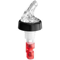 Choice 1 oz. 3-Ball Measured Liquor Pourer with Collar - 12/Pack