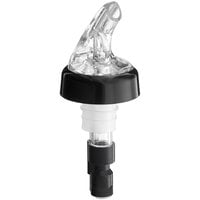 Choice 0.625 oz. 3-Ball Measured Liquor Pourer with Collar - 12/Pack