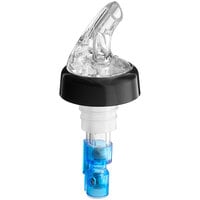 Choice 0.875 oz. 3-Ball Measured Liquor Pourer with Collar - 12/Pack