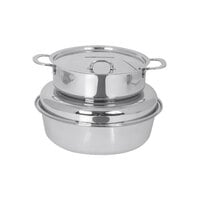 Spring USA Seasons 6 Qt. Stainless Steel Soup / Oatmeal Marmite Induction Chafer 2375-6-6H