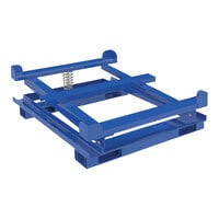 Vestil 48 1/2" x 41" x 15 3/4" Blue Steel Intermediate Bulk Container Tilt Stand with Fork Pockets IBC-TLT-FP - 4400 lb. Capacity