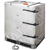 Vestil 48" Gray Silicone Impregnated Cloth Intermediate Bulk Container Heater IBC-HEAT-330 - 120V