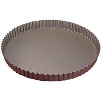 Gobel 12 5/8 inch x 1 inch Round Fluted Non-Stick Tart / Quiche Pan 226350