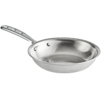 Vollrath 69208 Tribute 8 inch Tri-Ply Stainless Steel Fry Pan with TriVent Chrome Plated Handle
