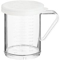 Choice 10 oz. Polycarbonate Shaker with Clear Lid for Coarsely Ground Product