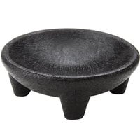 HS Inc. NHS1005 20 oz. Charcoal Polypropylene Grande Molcajete - 12/Case