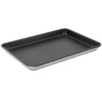 Vollrath 5220NS Wear-Ever Quarter Size 16 Gauge Non-Stick 9" x 13" Wire in Rim Aluminum Bun / Sheet Pan