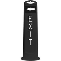 Cortina Trailblazer XL 45" "Exit" Left Arrow Vertical Panel with 15 lb. Base 03-768BLK-ELA-15