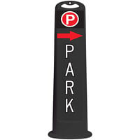 Cortina Trailblazer XL 45" "Park" Right Arrow Vertical Panel with 15 lb. Base 03-768BLK-PRA-15