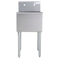 Advance Tabco 4-1-18 One Compartment Stainless Steel Commercial Sink - 18 inch