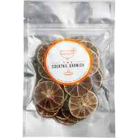 The Cocktail Garnish Dried Key Lime Slices - 25/Pack