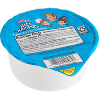 Kellogg's Rice Krispies Cereal Single-Serve Bowl Pack 0.63 oz. - 96/Case