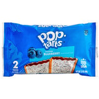 Pop-Tarts Frosted Blueberry Toaster Pastry 2-Pack - 72/Case
