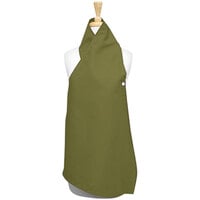 Snap Drape 34 inch x 25 inch Olive Dining Scarf - 12/Case