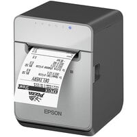 Epson OmniLink TM-L100 C31CJ52021 Black Liner-Free Compatible Thermal Label Printer - USB, Ethernet, and Bluetooth