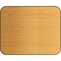 Lancaster Table & Seating Laminated Rectangular Table Top Reversible Walnut / Oak