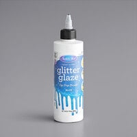 Satin Ice Blue Vanilla Glitter Glaze 10 oz.
