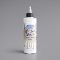 Satin Ice Silver Vanilla Glitter Glaze 10 oz.