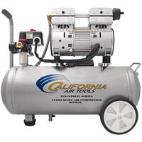 California Air Tools Industrial Series Ultra Quiet Oil-Free 6 Gallon Steel Tank Air Compressor - 1 hp, 110V
