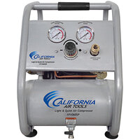 California Air Tools Light & Quiet Oil-Free 1 Gallon Steel Tank Air Compressor - 3/5 hp, 110V