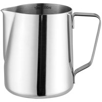 Acopa 12 oz. Stainless Steel Frothing Pitcher with Measuring Lines
