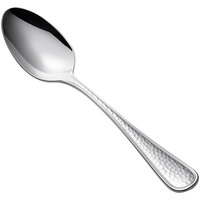 Bon Chef Positano 7 1/4" 18/10 Stainless Steel Extra Heavy Weight Oval Bowl Soup / Dessert Spoon - 12/Case