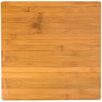 American Metalcraft BAM141 Square Bamboo Platter - 14 3/8 inch x 14 3/8 inch