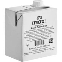 Tractor Beverage Co. Peach Beverage 8.5:1 Concentrate 32 fl. oz. - 12/Case
