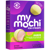 My/Mochi Guava Mochi Ice Cream 1.5 oz. 6-Pack - 12/Case