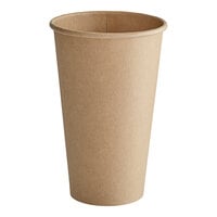 Choice 16 oz. Kraft Poly Paper Hot Cup - 50/Case