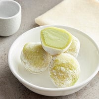 My/Mochi Green Tea Mochi Ice Cream 1.5 oz. 6-Pack - 12/Case