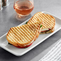 Turano 48 oz. Sliced Rustic Panini Bread - 6/Case