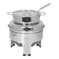 Spring USA Suite 6 Qt. Stainless Steel Induction Soup Marmite Chafer with Stand 3375-6/6