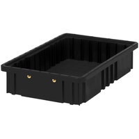 Quantum 16 1/2" x 10 7/8" x 3 1/2" Black Conductive Dividable Grid Container DG92035CO