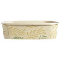 World Centric NoTree Bio-Lined Compostable Rectangular Container 16 oz. - 300/Case