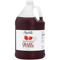 Amoretti Wild Strawberry Craft Puree 1 Gallon